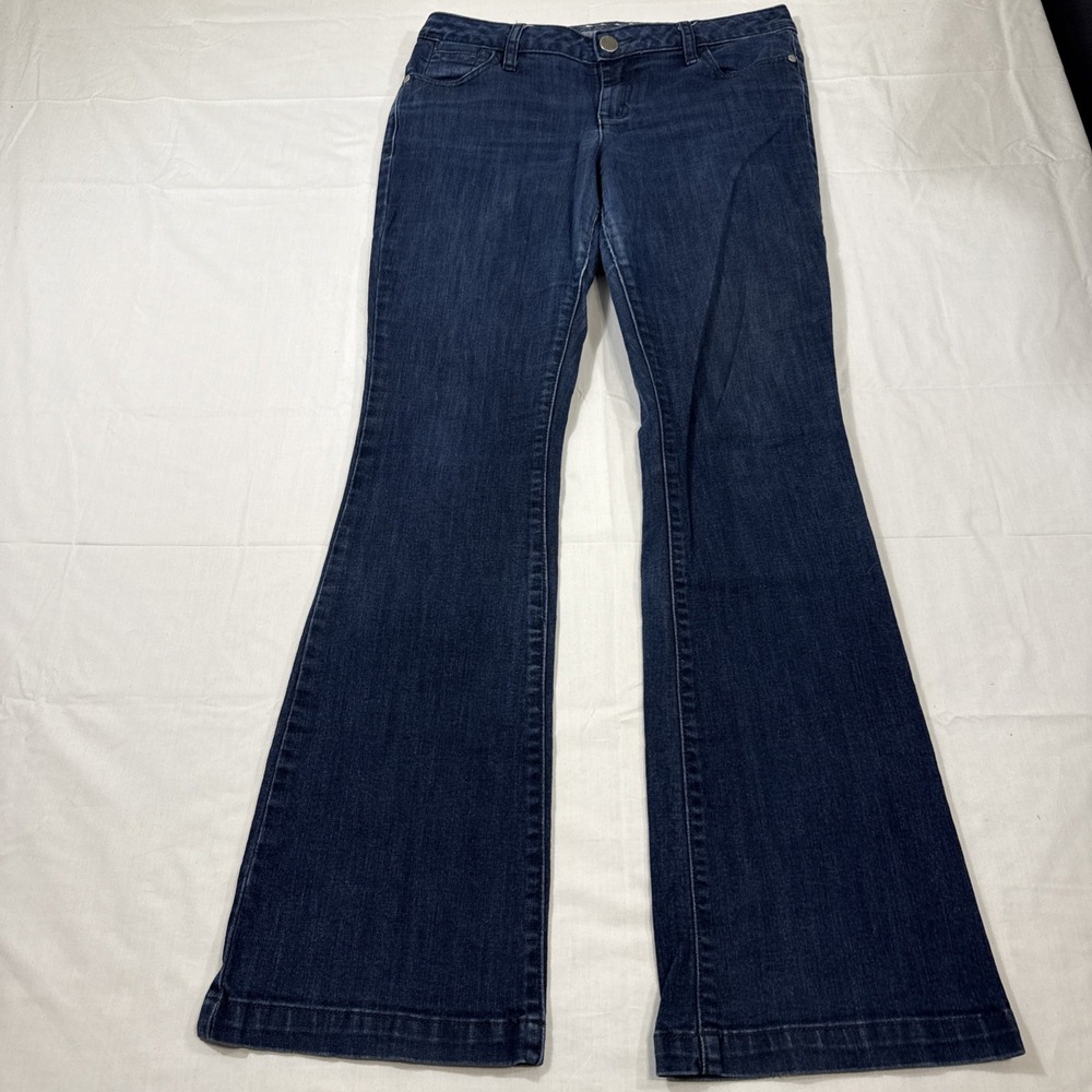 JEANS FLARE BOOT ELLE Women  6 LOW RISE 5 POCKET  Blue Stretch COTTON SPANDEX